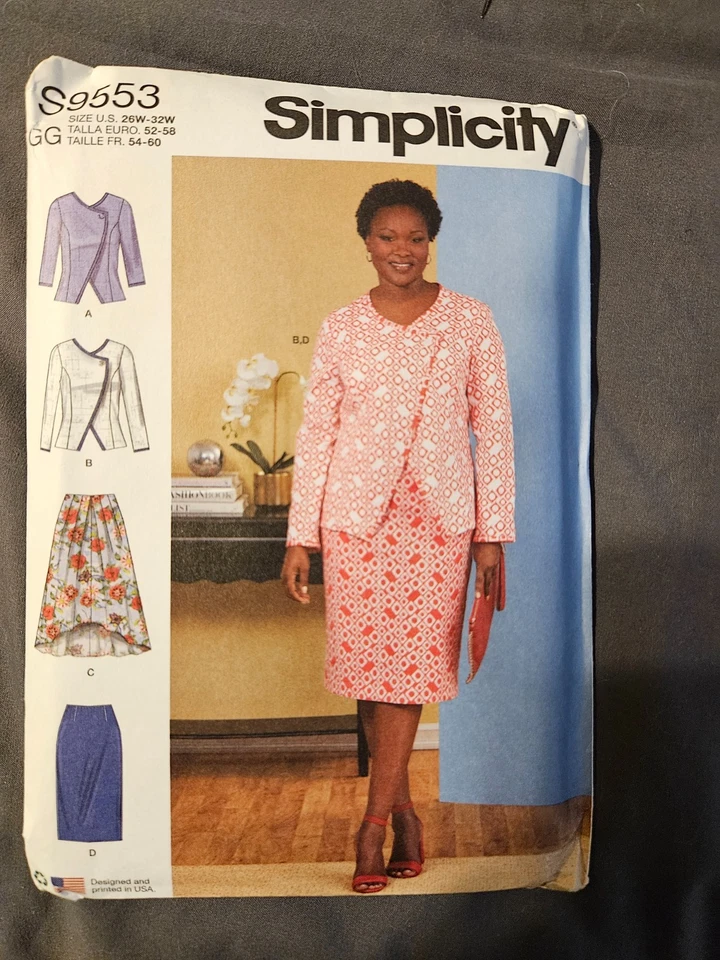 Simplicity U PICK PLUS SIZE DRESS SEWING PATTERN Size 20W to 32W - 1 - Image 4 of 4
