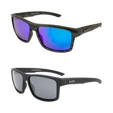 Raze Eyewear Offshore Sports  Boating Polarized Sunglasses Smoke Lens 2 Pack