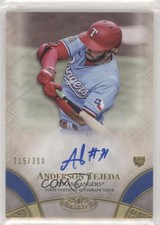 2021 Topps Tier One Break Out Auto 205/300 Anderson Tejeda #BOA-ATE Auto 0h28