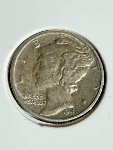 1942-D Mercury Dime 10C Extremely Fine (XF) Condition