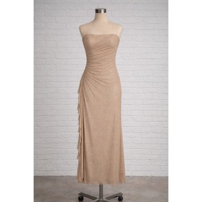 Vtg Taboo Strapless Dress Small Tube Glitter Fairy Prom Formal 90s Y2K Coquette