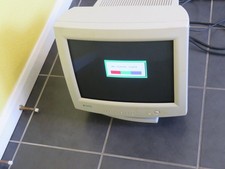Vintage 1999 Time Colour Computer CRT Monitor Model PL7A. Screen 15.5in.