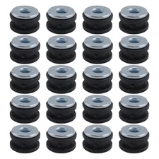 20Pcs Motorcycle Rubber Grommets Kits Motorcycle Windshield Bolts for    3225
