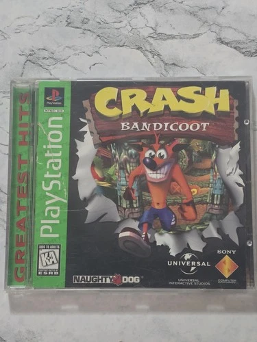 Crash Bandicoot Greatest Hits Sony PlayStation 1 Action Platformer Manual