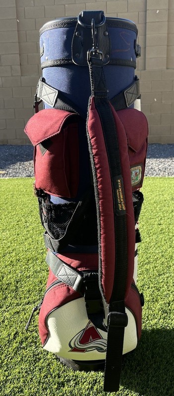 Vintage Colorado Avalanche Belding Sports Golf Bag Bushwhacker USA NHL