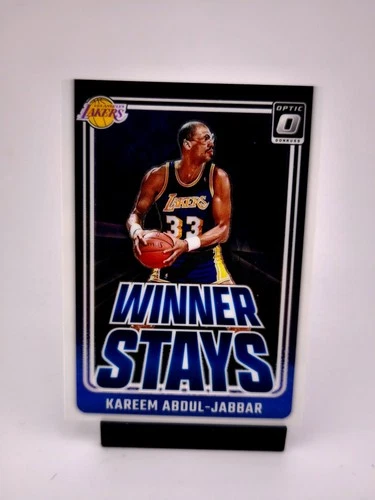 Kareem Abdul-Jabbar WINNER STARYS 2024-25 Donruss Optic Los Angeles Lakers