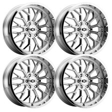 Set-4 Vision Riot 20x10 8x170 -25mm Chrome Wheels Rims 20 Inch