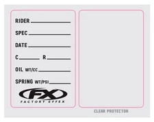 Factory Effex 3pk FX Suspension Spec Sticker 06-90021