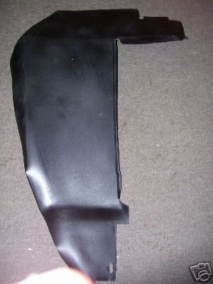 1969 MERCURY COUGAR FRONT FENDER SPLASH SHIELD LH C9WB-16B569-E - Picture 1 of 2