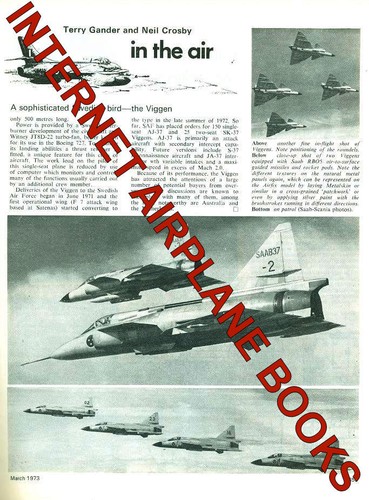 AIRFIX MAR 73 SAAB VIGGEN_WW2 Su76 SPG_RAF MOSQUITO PR XVI_HARRIER T.Mk.2_7M85 W - Picture 2 of 3