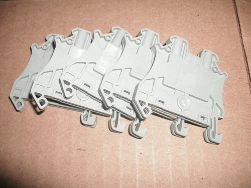 LOT OF 5 EATON UT2.5 51230002 TERMINAL BLOCK GRAY - 7 AVAILABLE