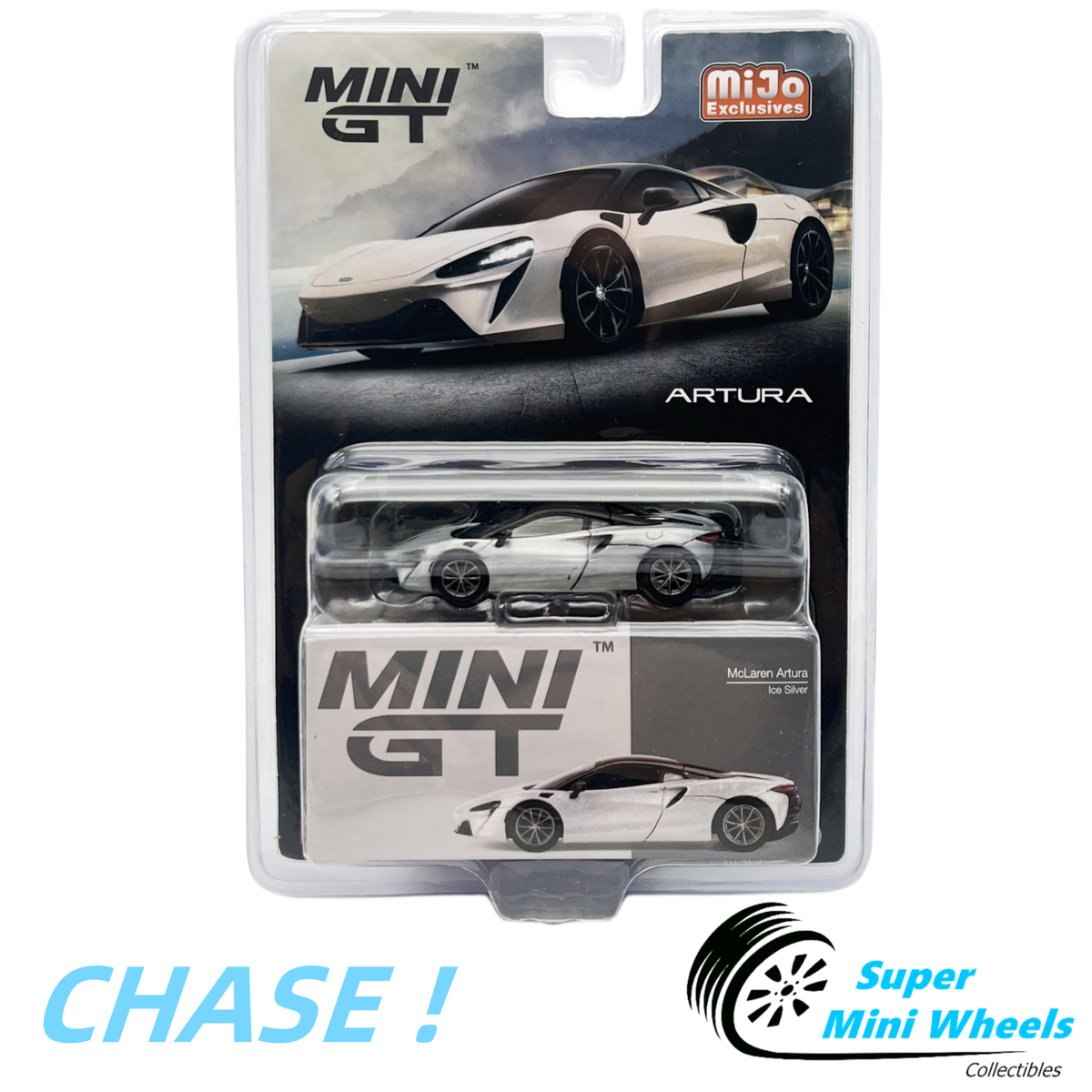MINI GT マクラーレン アルトゥーラ (アイスシルバー) チェイスカー CHASE !Mini GT 1:64 McLaren Artura Ice Silver #582 | eBay