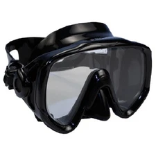 Scuba Dive Snorkeling Ocean Owl Oversize Silicone Large Wide Face Mask