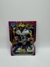 2022 Bowman University Chrome Fuchsia Mini-Diamond Refractor /150 JJ McCarthy