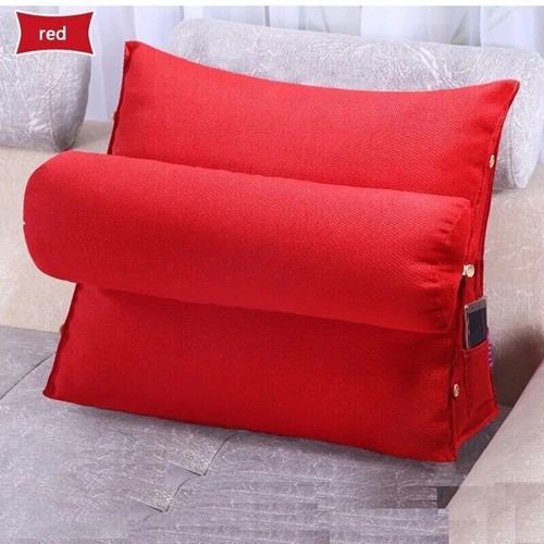 Bettlehne Lesekissen Keilabsatz Rückenlehne Lounge Sofa Kissen Sitzbettkissen - Bild 31 von 34