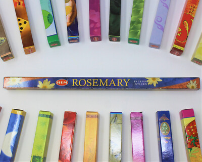 Hem Rosemary Incense Sticks - Five 8-Stick Boxes! (40 Sticks Total)