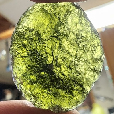  Moldavite Raw 36ct (7.2g) Rough Crystal Meteorite Czech Tektite PICertificate 