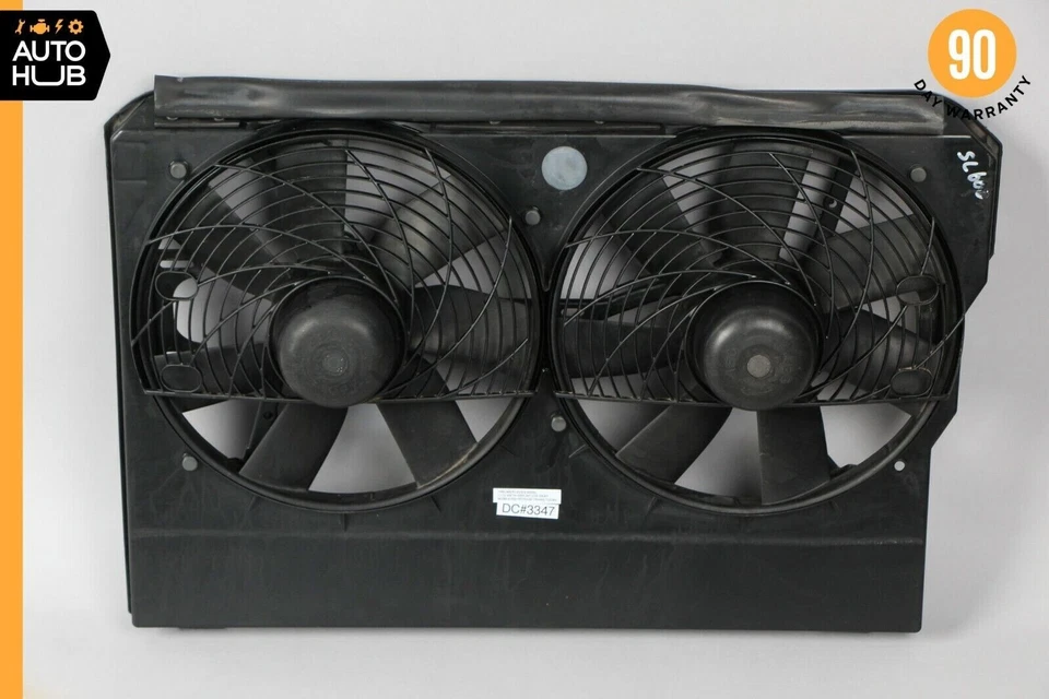 93-02 Mercedes R129 SL600 600SL Radiador Ventilador Motor Conjunto OEM Foto 2 de 4