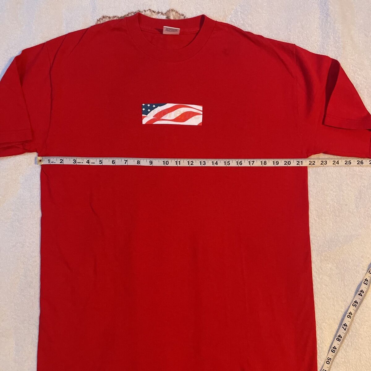 Vintage 2002 Supreme 9 11 Box Logo Short Sleeve Tee Shirt Vintage 2002 Supreme 9 11 Box Logo Short Sleeve Tee Shirt