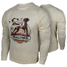 Realtree Duke's Lake Crew (XL)- British Khaki