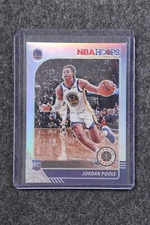 Jordan Poole 2019-20 Panini NBA Hoops Premium Stock Silver Prizm Rookie RC #223