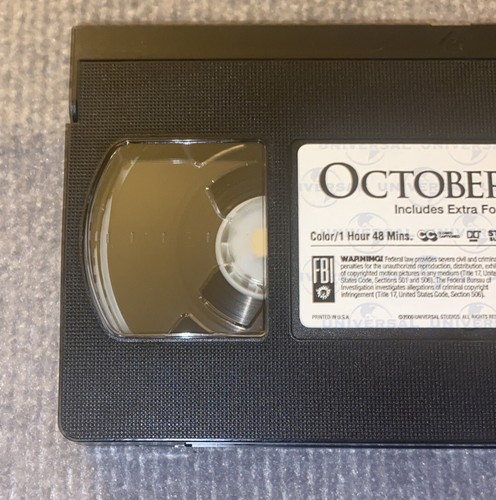 October Sky VHS Nasa Rocketry Gyllenhaal Chris Cooper Laura Dern Free Ship V1 - Picture 3 of 7