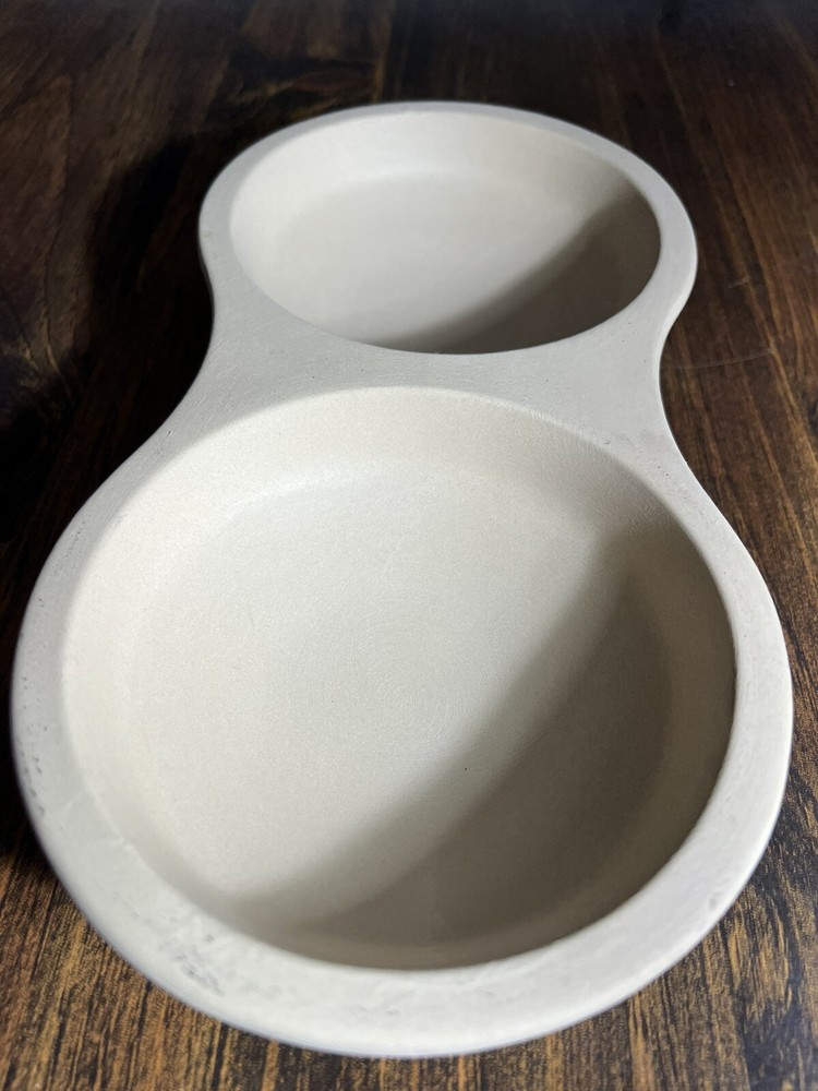Pampered Chef Stoneware Double Egg Cooker #5124 Microwave-Safe Preowned