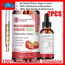 2 Packs Premium Magnesium Liquid Drops,Improve Sleep,Promote Nerve Health 