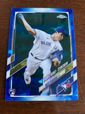 2021 Topps Chrome Update Sapphire Base Nate Pearson Debut #US170 Blue Jays RC