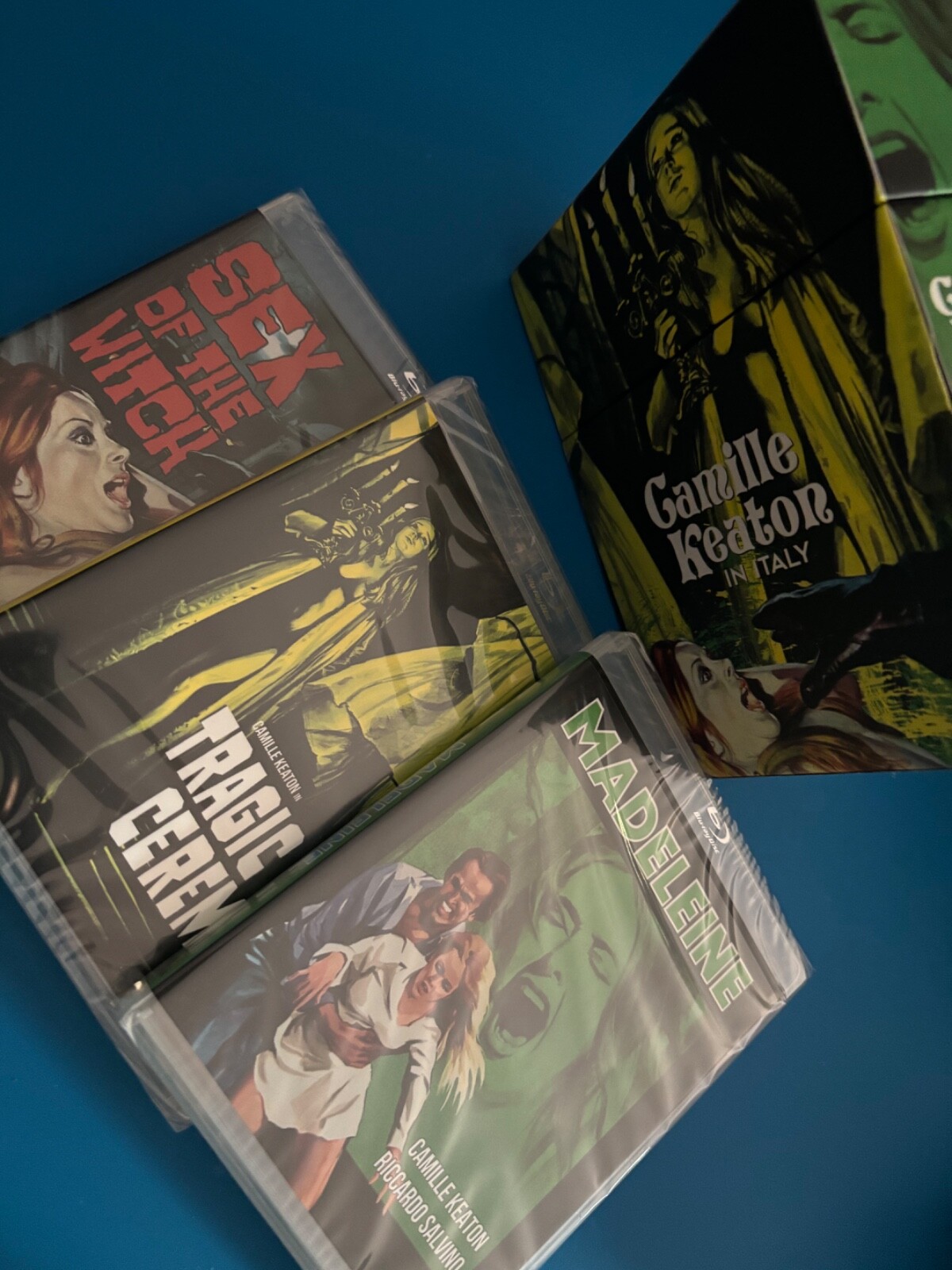 CAMILLE KEATON IN ITALY BluRay 3 movie Box Set Vinegar Syndrome