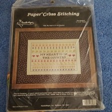 Needlemagic Paper Cross Stitching Kit My Heart is in the Country 7003