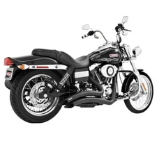 FREEDOM PERFORMANCE Black Sharp Curve Radius Exhaust System - HD00219