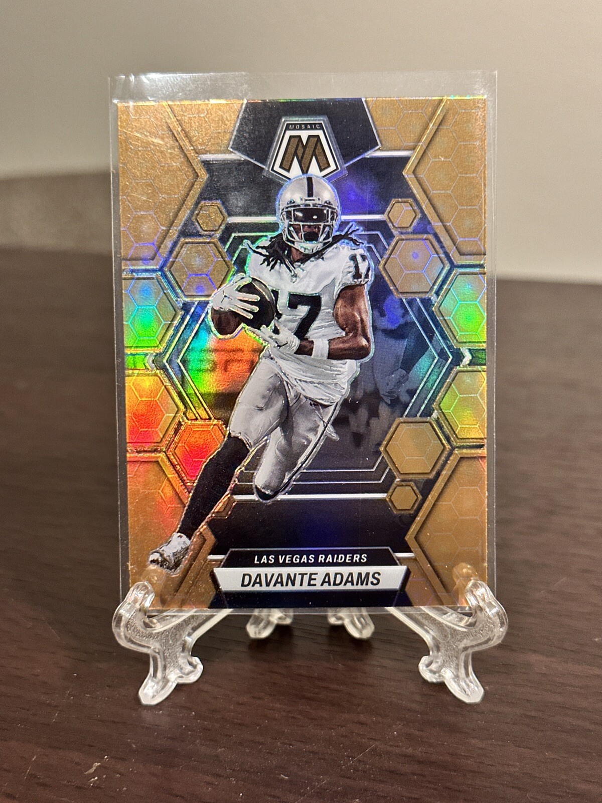 2023 Panini Mosaic DAVANTE ADAMS Honeycomb Prizm Case Hit SSP #120 Raiders