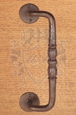 MANIGLIONE FERRO FORGIATO MANIGLIA MANIGLIONI PORTONI PORTONE  A774 ANTICO