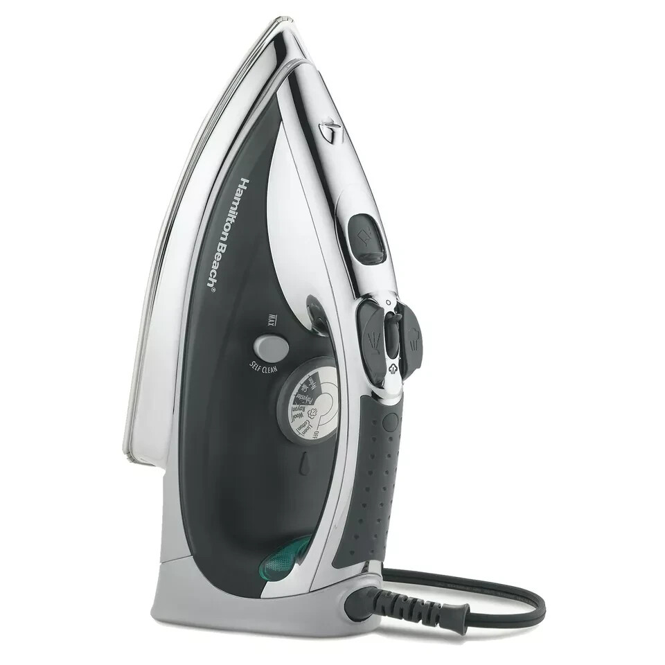 Hamilton Beach 14977 Stainless Steel Soleplate Steam Iron, G