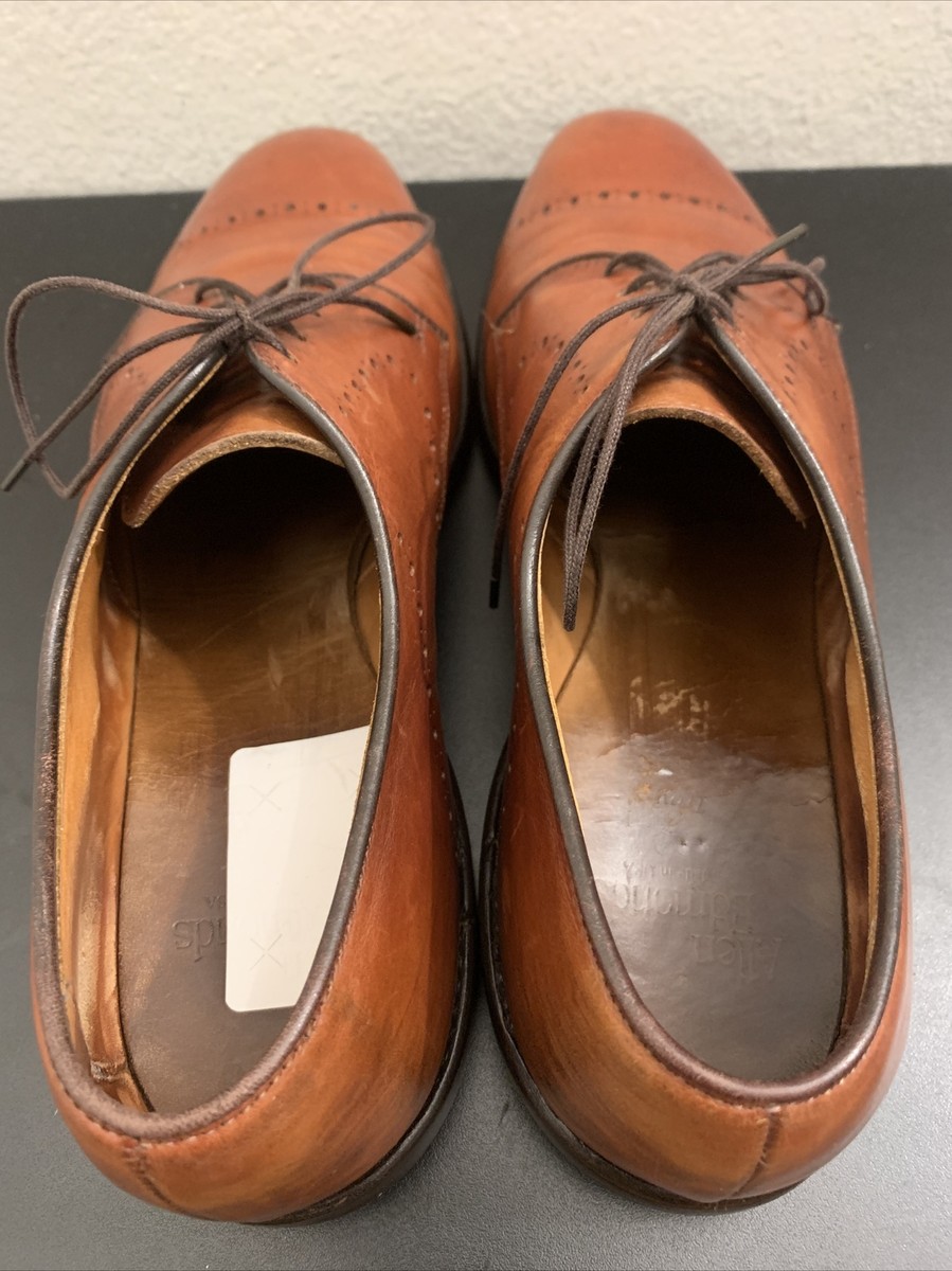 EUC Allen Edmonds Chili Brown TROY Blucher Dress Shoes Made  display picture 3