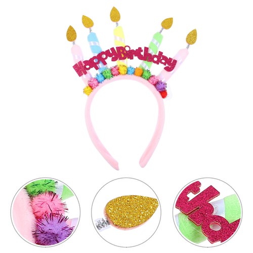 Birthday Headband Candles Decorations Happy Prom Hair Accessories eBay