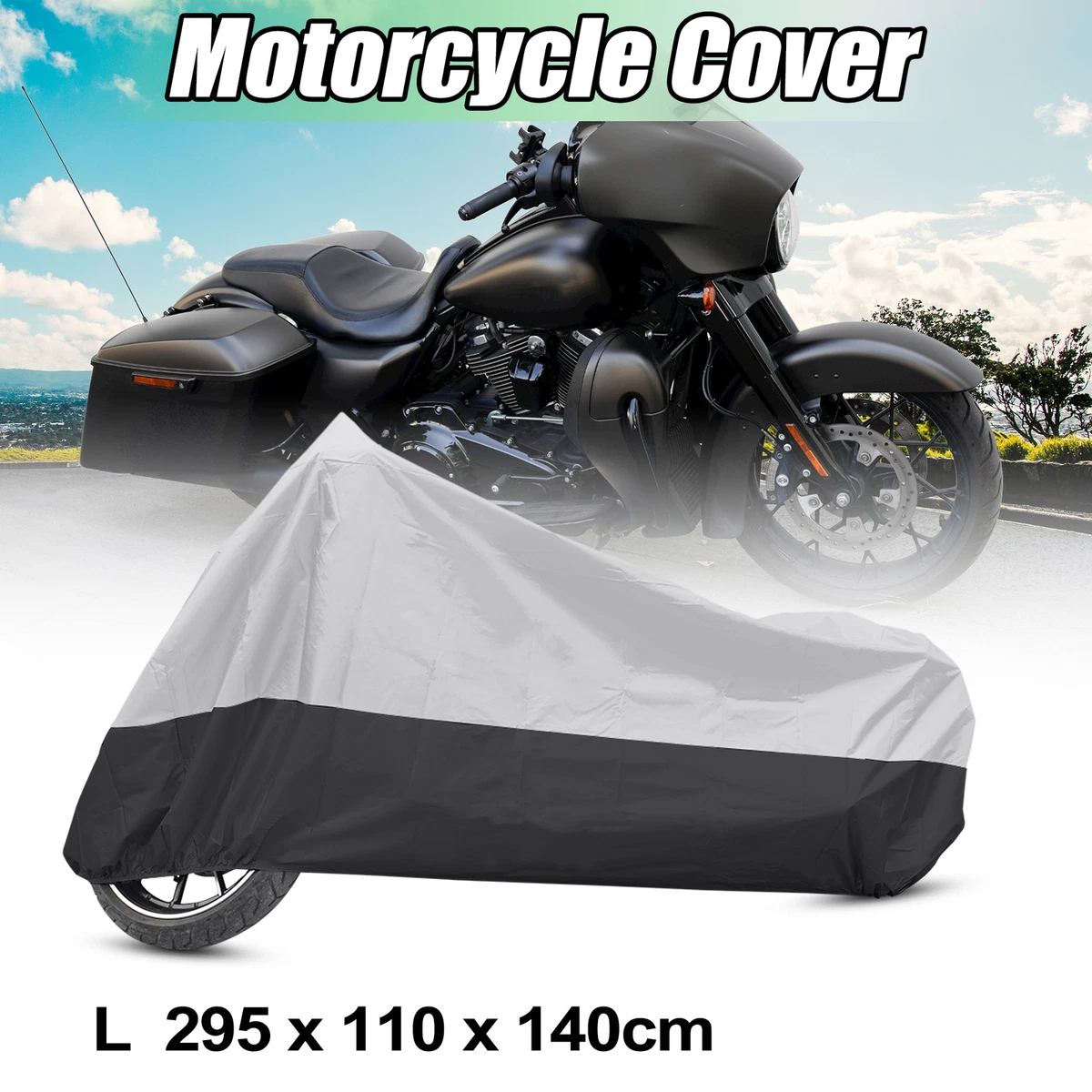 XXXL Motorcycle Cover Waterproof for Harley Davidson Electra Glide
