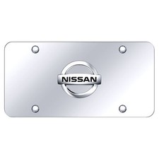 Nissan Logo Stainless Steel License Plate