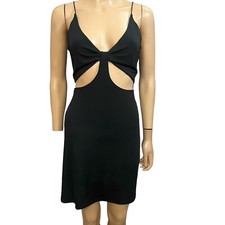 Alice And Olivia Havana Cutout Mini Dress Sz 12 Straight Fit Clubwear Party Glam