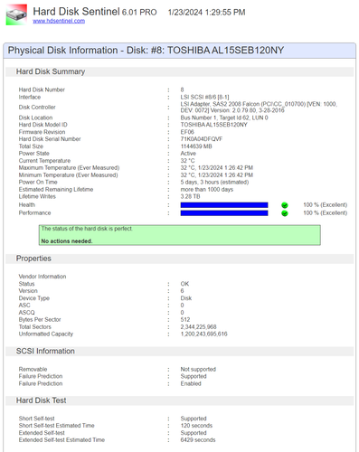 69CFG 069CFG AL15SEB120NY DELL FX2s FX2 1.2TB 2.5" SFF 12Gb SAS 10K HDD - 2pcs - Picture 2 of 6