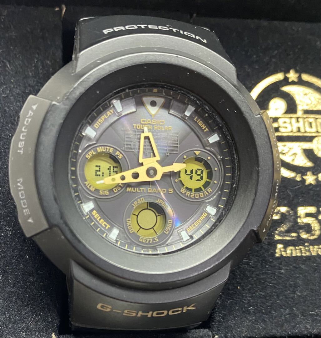G-SHOCK AWG-525A-1AJF 25周年Dawn Black Casio Awg-525a-1ajf 25th Anniversary G-shock Dawn Black