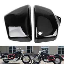 Side Battery Fairing Covers Vivid Black For Honda Shadow ACE Aero 1100 VT1100C2