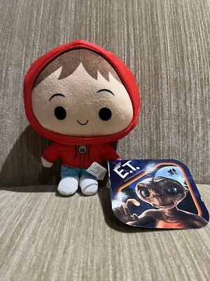 E.T. ET THE EXTRATERRESTRIAL 6'' Plush Toy Factory Kid Elliot Red Hoodie