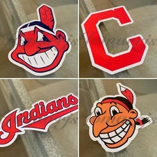 Cleveland Indian Baseball Logo MLB Sticker Decal chief wahoo 2-18" waterproof