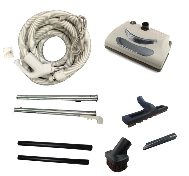 Replacement Central Vacuum 35' ft Hose Powerhead kit for Beam