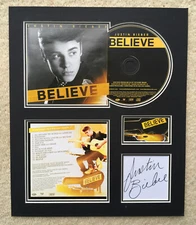 JUSTIN BIEBER - Signed Autographed - BELIEVE - Album Display