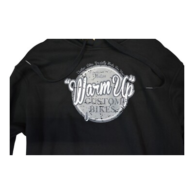 WarmUp Hoody Gildan  große Größen Baumwolle Schwarz