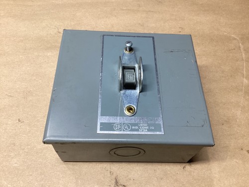 Square D Horsepower Manual Starter Class 2510 Switch 572A #127G99PR7*CO
