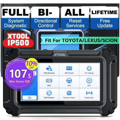 2025 XTOOL IP500 For Toyota/Lexus/Scion Car OBD2 Diagnostic Scanner Free Update